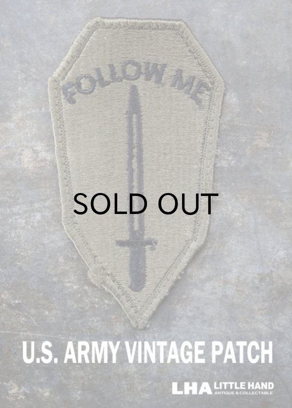 画像1: USA antique アメリカアンティーク U.S. Army PATCH  アメリカ軍 ヴィンテージパッチ 実物 ワッペン US ミリタリーワッペン 1960-80's 