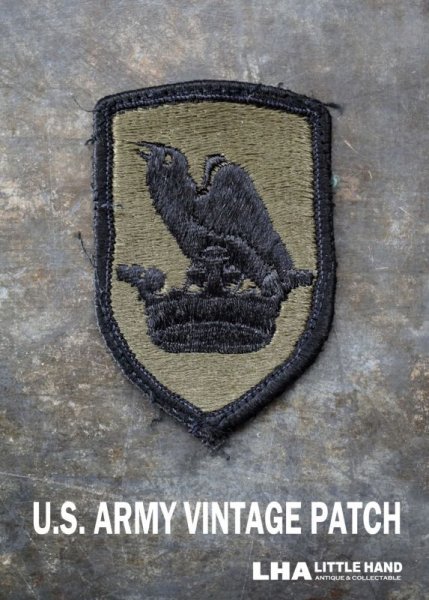 画像1: USA antique アメリカアンティーク U.S. Army PATCH  アメリカ軍 ヴィンテージパッチ 実物 ワッペン US ミリタリーワッペン 1960-80's  (1)