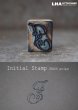 画像2: FRANCE antique Initial Stamp 【F】フランスアンティーク 刺繡用 イニシャルスタンプ アルファベットスタンプ ハンコ 花文字ヴィンテージ1930-40's (2)