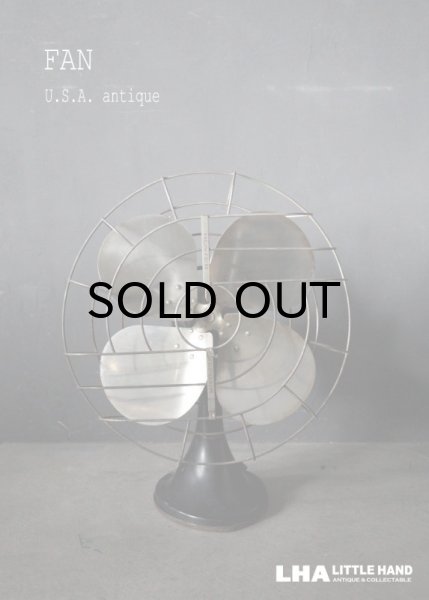 画像1: USA antique HUNTER FAN アメリカアンティーク 扇風機 ヴィンテージ 工業系 1940-70's (1)
