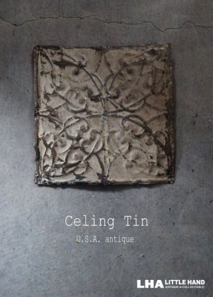 画像: USA antique CEILING TIN シーリングティンパネル ティンパネル  1860-1940's