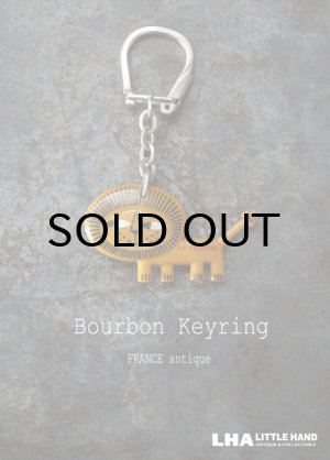 RARE】FRANCE antique BOURBON KEYRING LE PROGRES 【レイモンド