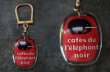 画像2: FRANCE antique BOURBON KEYRING  CAFE DE L'ELEPHANT NOIR  フランスヴィンテージ ブルボンキーホルダー ヴィンテージ 1960-70's  (2)
