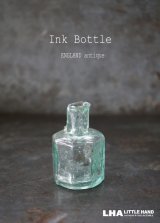 画像: ENGLAND antique ink Bottle イギリスアンティーク ガラス インクボトル 瓶 ガラスボトル 1890－1910's