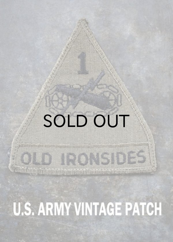 画像1: USA antique U.S. Army PATCH アメリカアンティーク U.S. Army PATCH  アメリカ軍 ヴィンテージパッチ 実物 ワッペン US ミリタリーワッペン 1960-80's 