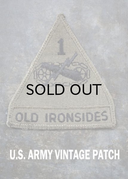 画像1: USA antique U.S. Army PATCH アメリカアンティーク U.S. Army PATCH  アメリカ軍 ヴィンテージパッチ 実物 ワッペン US ミリタリーワッペン 1960-80's  (1)