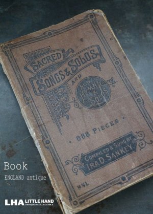 画像: ENGLAND antique BOOK イギリス アンティーク 本 楽譜 譜面 古書 洋書 ブック 1880-1930's