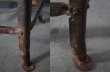 画像7: FRANCE antique STOOL フランスアンティーク  スツール チェア アイアン 鉄 1933-50's (7)