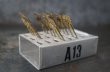 画像4: U.S.A. antique LAUNDRY PINS (small) アメリカアンティーク ナンバー入ランドリーピン8本＆ケースセット セーフティピン ヴィンテージ 1960's  (4)