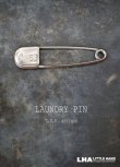 画像1: U.S.A. antique LAUNDRY PIN (LARGE) アメリカアンティーク 大きなナンバー入ランドリーピン セーフティピン ヴィンテージ 1940－50's 