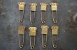 画像7: U.S.A. antique LAUNDRY PINS (small) アメリカアンティーク ナンバー入ランドリーピン8本＆ケースセット セーフティピン ヴィンテージ 1960's  (7)