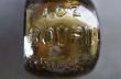 画像7: ENGLAND antique BOVRIL 1oz イギリスアンティーク ボブリル ガラスボトル イエローアンバー ガラスボトル 瓶 1900-20's (7)