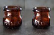 画像3: ENGLAND antique BOVRIL 1/2oz イギリスアンティーク ボブリル ガラスボトル アンバーガラスボトル 瓶 1920-30's (3)