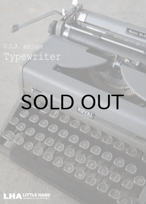 画像: U.S.A. antique ROYAL Typewriter アメリカアンティーク ロイヤル タイプライター 1950-70's