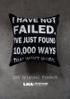画像1: LHA ORIGINAL CUSHION COVER クッションカバー 45x45cm ロールサインスタイル エジソン BLACK (1)