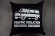 画像2: LHA ORIGINAL CUSHION COVER LHAオリジナル クッションカバー 45x45cm TRAFFIC VIOLATION RECORDS NY (2)