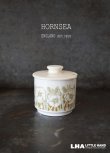 画像1: ENGLAND antique HORNSEA  FLEUR Sugar Bowl イギリスアンティーク ホーンジー フルール シュガーボウル  シュガーポット1970-80's ヴィンテージ コーヒーカップ ティーカップ