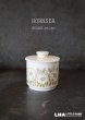 画像1: ENGLAND antique HORNSEA  FLEUR Sugar Bowl イギリスアンティーク ホーンジー フルール シュガーボウル  シュガーポット1970-80's ヴィンテージ コーヒーカップ ティーカップ (1)