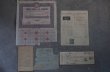 画像2: FRANCE antique Paper 5set フランスアンティーク ペーパーセット 古い紙 5枚セット 1920-40's (2)