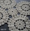 画像1: FRANCE antique Doily フランスアンティーク ドイリー クロシェ レース  ヴィンテージ 1950-70's (1)