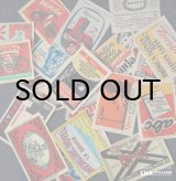 画像: BELGIUM antique MATCHBOX LABELS 20pcs ベルギーアンティーク マッチボックスラベル 20枚SET デッドストック未使用品 ヴィンテージ 1950-60's