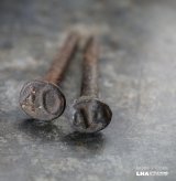 画像: USA antique Railroad Nails 2pcs アメリカアンティーク レールロード ナンバーネイル 鉄道釘 2本セット 釘 1940-50's