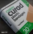 画像1: USA antique CURITY CURAD BANDAGES TIN アメリカアンティーク バンドエイド缶 絆創膏 ヴィンテージ 1970-80's  (1)