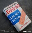 画像1: USA antique BAND-AID TIN アメリカアンティーク ジョンソン&ジョンソン BAND-AID バンドエイド缶 絆創膏 ヴィンテージ1970-80's 