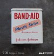 画像1: USA antique BAND-AID TIN アメリカアンティーク ジョンソン&ジョンソン BAND-AID バンドエイド缶 絆創膏 ヴィンテージ1960-70's 