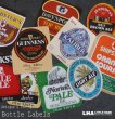 画像1: ENGLAND antique Brewery Bottle Labels 10pcs イギリスアンティーク 醸造所 ボトルラベル ヴィンテージ 10枚SET デッドストック未使用品 1970-80's (1)
