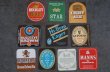 画像2: ENGLAND antique Brewery Bottle Labels 10pcs イギリスアンティーク 醸造所 ボトルラベル ヴィンテージ 10枚SET デッドストック未使用品 1970-80's (2)