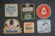 画像3: ENGLAND antique ADVERTISING Beer Mats イギリスアンティーク アドバタイジング ビアマット コースター 広告入り ヴィンテージ 6枚SET 1970-80's