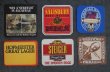画像2: ENGLAND antique ADVERTISING Beer Mats イギリスアンティーク アドバタイジング ビアマット コースター 広告入り ヴィンテージ 6枚SET 1970-80's (2)