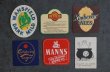 画像3: ENGLAND antique ADVERTISING Beer Mats イギリスアンティーク アドバタイジング ビアマット コースター 広告入り ヴィンテージ 6枚SET 1970-80's (3)