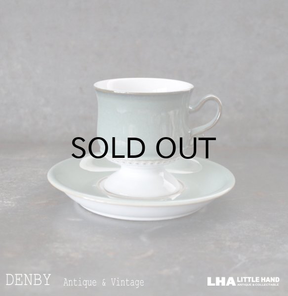 画像1: ENGLAND antique DENBY Venice (S) C&S イギリスアンティーク デンビー ベニス カップ＆ソーサー ヴィンテージ 1975-80's (1)