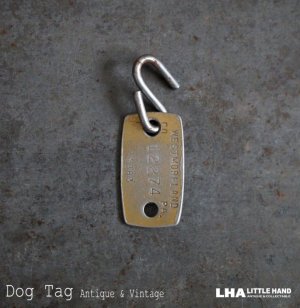 画像: U.S.A. antique Dog Tag アメリカアンティーク ヴィンテージ ドッグタグ 1983's ロゴ入り ナンバープレート ナンバータグ タグ
