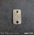 画像1: U.S.A. antique Dog Tag アメリカアンティーク ヴィンテージ ドッグタグ 1987's ロゴ入り ナンバープレート ナンバータグ タグ