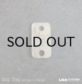 画像: U.S.A. antique Dog Tag アメリカアンティーク ヴィンテージ ドッグタグ 1987's ロゴ入り ナンバープレート ナンバータグ タグ