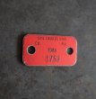 画像2: U.S.A. antique Dog Tag アメリカアンティーク ヴィンテージ ドッグタグ 1986's ロゴ入り ナンバープレート ナンバータグ タグ (2)