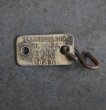 画像2: U.S.A. antique Dog Tag アメリカアンティーク ヴィンテージ ドッグタグ 1987's ロゴ入り ナンバープレート ナンバータグ タグ (2)