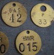画像3: U.S.A. antique Number Tag アメリカアンティーク ヴィンテージ ロゴ入り ナンバータグ ナンバープレート ブラスタグ 真鍮 タグ 1950-60's 