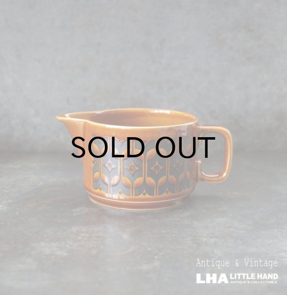 画像1: ENGLAND antique HORNSEA  HEIRLOOM  Sugar Bowl イギリスアンティーク ホーンジー エアルーム  ミルクジャグ・ミルクピッチャー 1970-80's ヴィンテージ カップ  (1)
