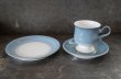 画像2: ENGLAND antique DENBY CASTILE TRIO イギリスアンティーク デンビー カスティーリャ トリオ カップ＆ソーサー&ケーキプレート ヴィンテージ 1975-80's (2)