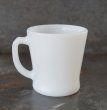 画像4: U.S.A. vintage Fire-king D handle mug ファイヤーキング ホワイト Dハンドルマグ ヴィンテージ 1960-76's (4)