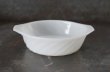 画像2: U.S.A. vintage Fire-king White SWIRL Casserole アメリカヴィンテージ ファイヤーキング ホワイト スワール キャセロール グラタン皿 1960-79's (2)