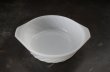画像3: U.S.A. vintage Fire-king White SWIRL Casserole アメリカヴィンテージ ファイヤーキング ホワイト スワール キャセロール グラタン皿 1960-79's (3)