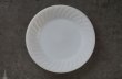 画像2: U.S.A. vintage Fire-king White SWIRL Dinner Plate アメリカヴィンテージ ファイヤーキング ホワイト スワール ディナープレート 1951-60's (2)