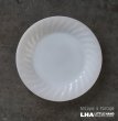 画像1: U.S.A. vintage Fire-king White SWIRL Salad Plate アメリカヴィンテージ ファイヤーキング ホワイト スワール サラダプレート 1951-60's (1)