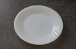 画像3: U.S.A. vintage Fire-king White SWIRL Dinner Plate アメリカヴィンテージ ファイヤーキング ホワイト スワール ディナープレート 1951-60's