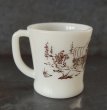 画像3: U.S.A. vintage Fire-king Mug Davy Crockett アメリカヴィンテージ ファイヤーキング  デイビークロケット 茶 マグ マグカップ 1950's (3)